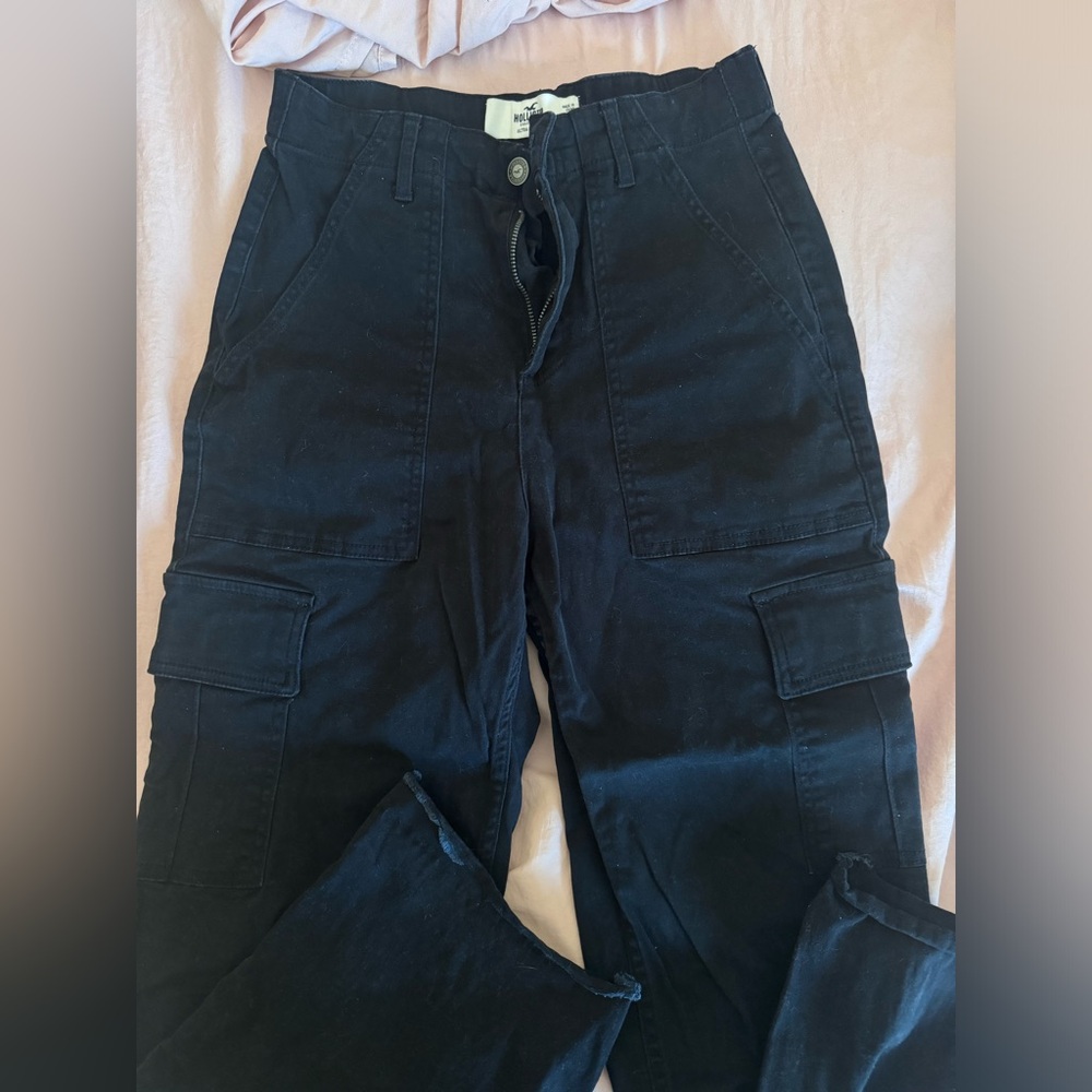 Hollister Black Cargo Pants